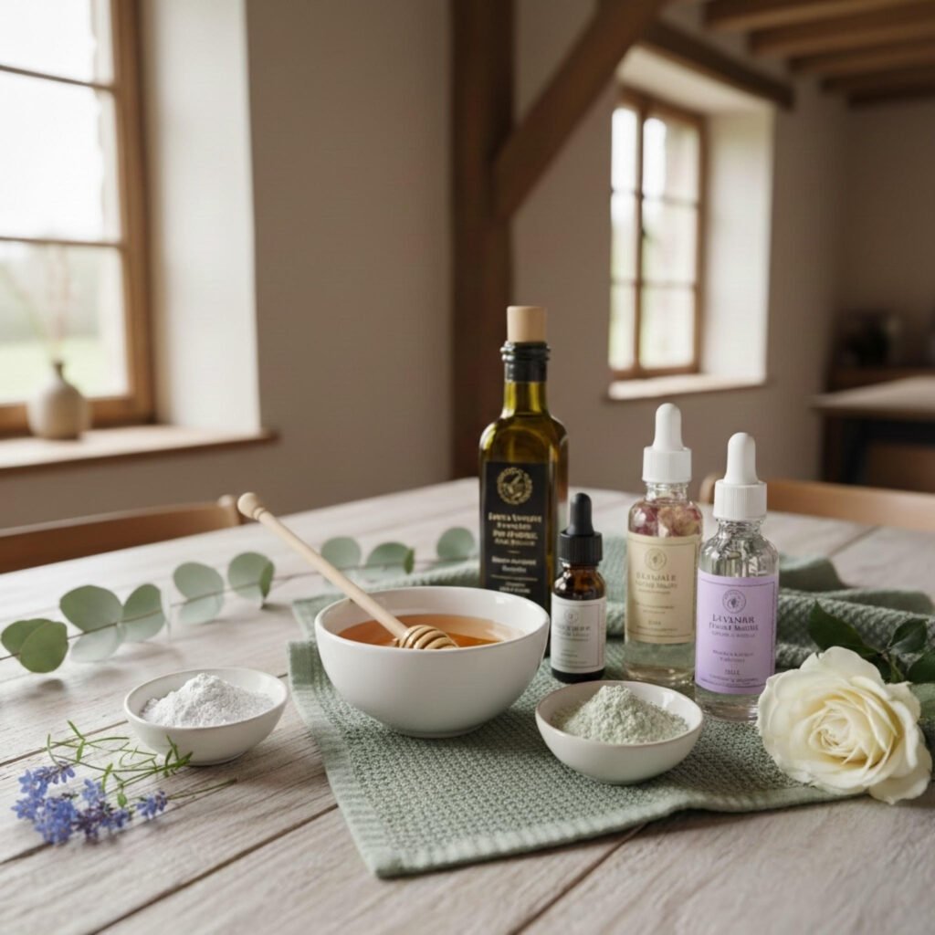 Ingrédients de la recette maison du masque visage au miel de printemps Les Abeilles d'Emilie