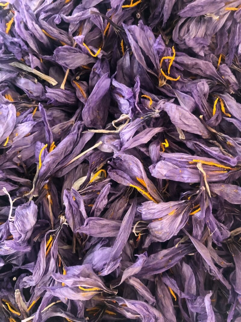 Fleurs de safran séchées