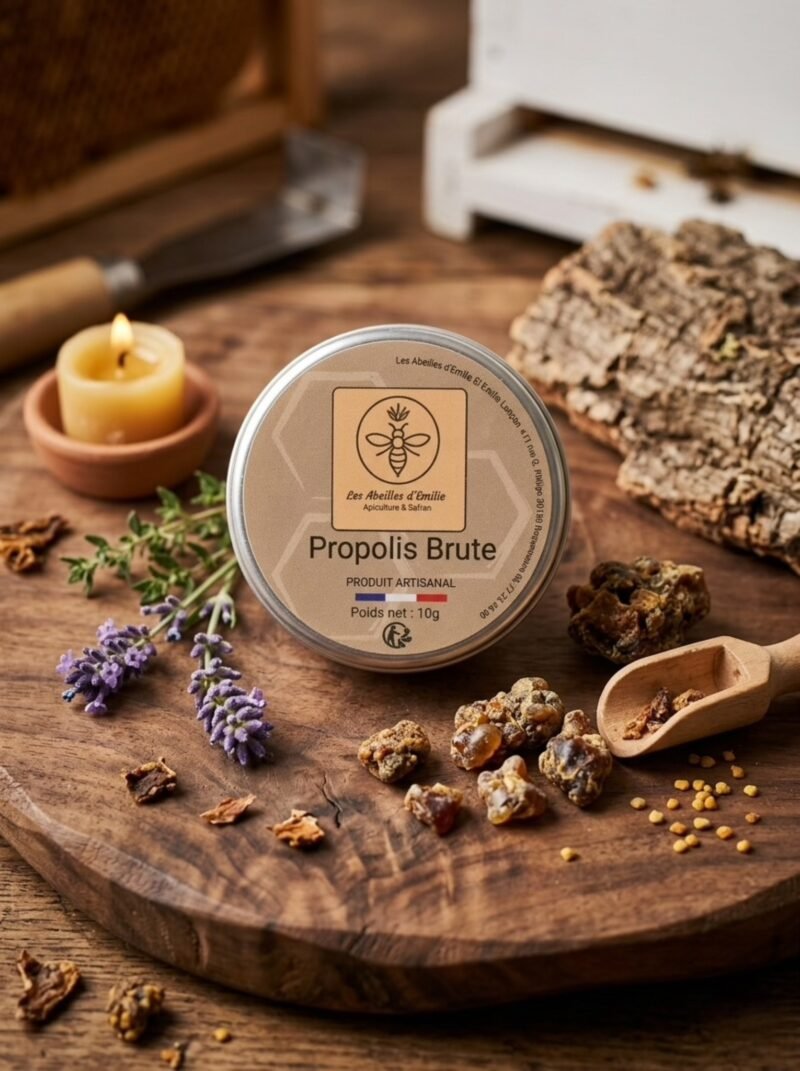 propolis brute artisanale - Les Abeilles d'Emilie