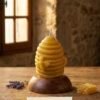 Bougie en cire d'abeille - ruche