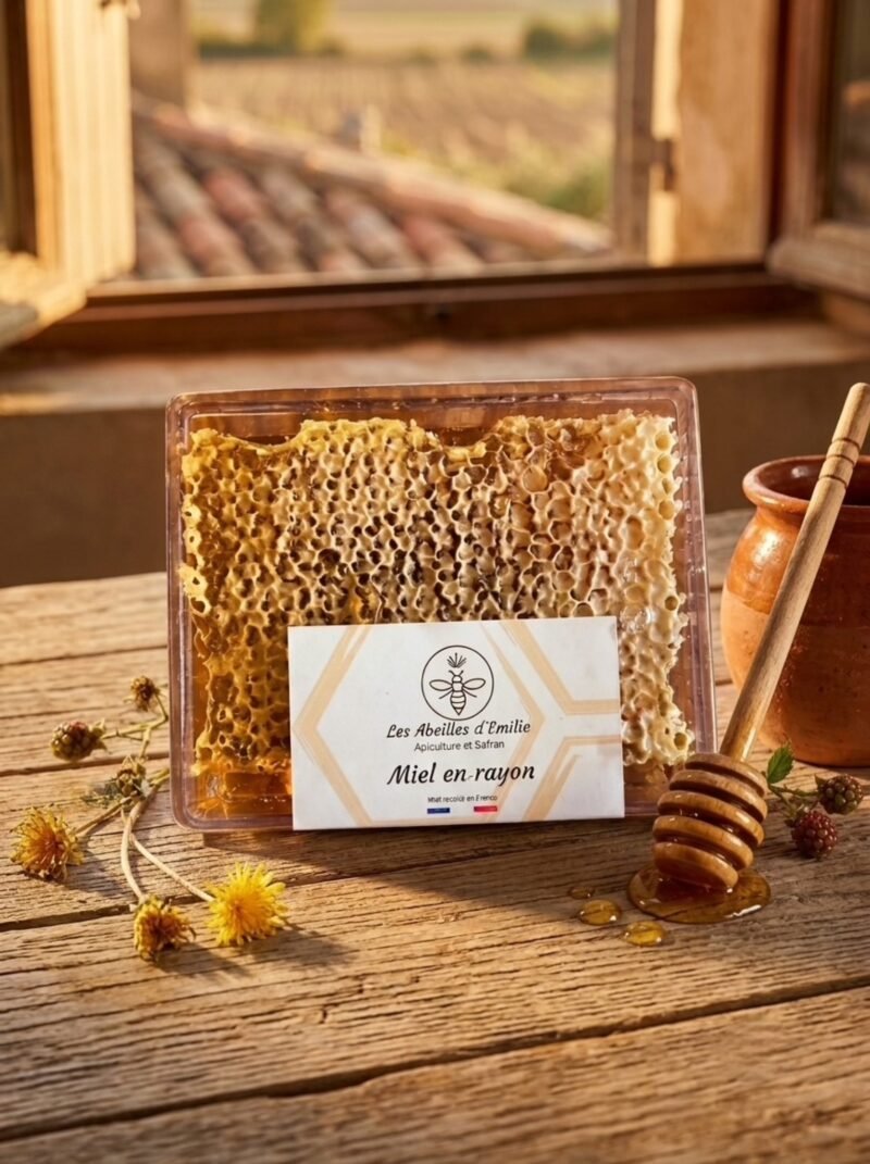 Miel en rayon Les Abeilles d'Emilie