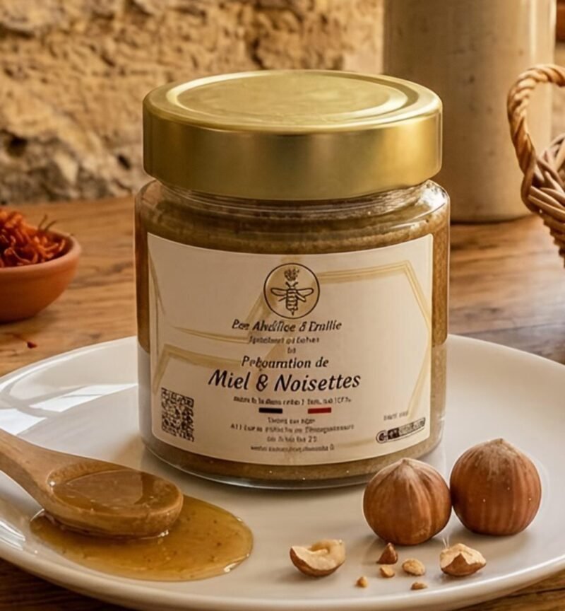 pâte à tartiner miel noisettes