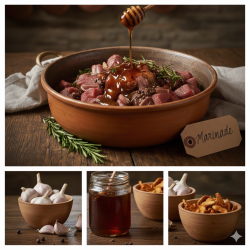 recette gibier au miel de chataignier